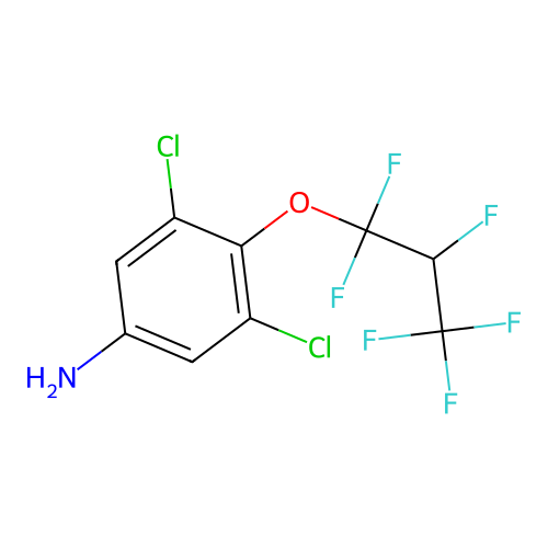 3,5-Dichloro-4-(1,1,2,3,3,3-hexafluoropropoxy)aniline structure