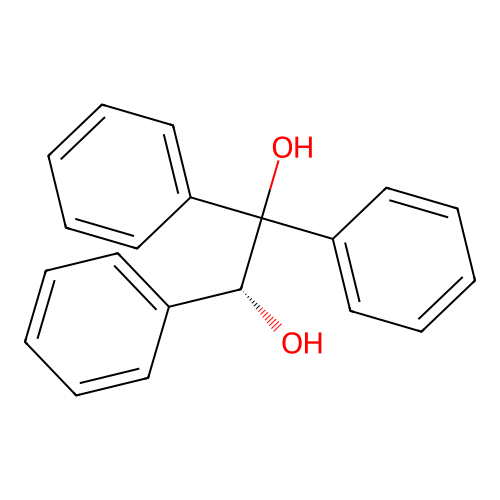 (R)-(+)-1,1,2-Triphenyl-1,2-ethanediol structure