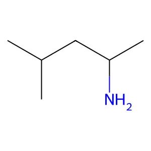 1,3-二甲基丁胺 structure