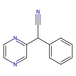 2-Phenyl-2-pyrazin-2-ylacetonitrile structure