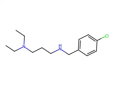 [(4-Chlorophenyl)methyl][3-(diethylamino)propyl]amine structure