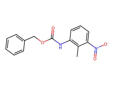 benzyl N-(2-methyl-3-nitrophenyl)carbamate structure