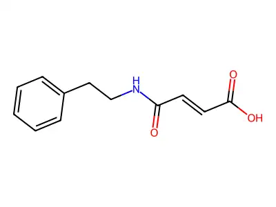 4-氧代-4-(2-苯乙氨基)丁-2-烯酸 structure