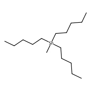 Stannane, methyltripentyl- structure