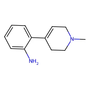 1-Methyl-4-(2'-aminophenyl)-1,2,3,6-tetrahydropyridine structure
