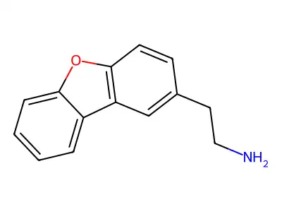 2-Dibenzofuran-2-ylethanamine structure