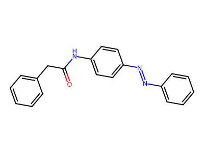 Benzeneacetamide, N-[4-(2-phenyldiazenyl)phenyl]- structure