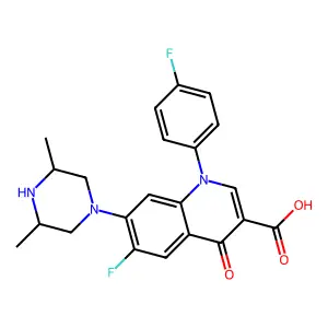 Quinolone der. structure
