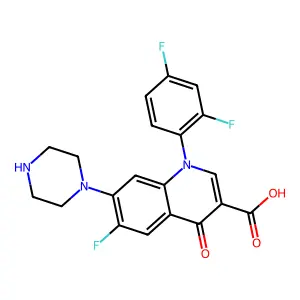 Quinolone der. structure