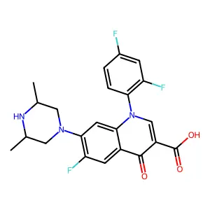 Quinolone der. structure