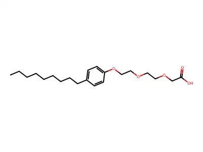2-(2-(4-壬基苯氧基)乙氧基)乙氧基乙酸 structure