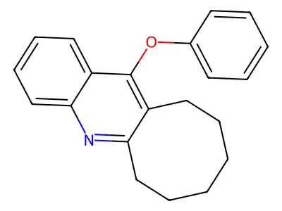 Cycloocta(b)quinoline, 6,7,8,9,10,11-hexahydro-12-phenoxy- structure