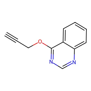 4-(Prop-2-yn-1-yloxy)quinazoline structure