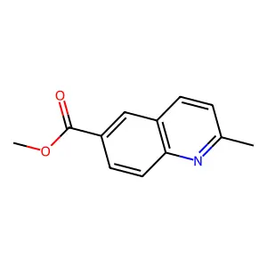 Methyl 2-methylquinoline-6-carboxylate structure