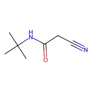 N-tert-butyl-2-cyanoacetamide structure