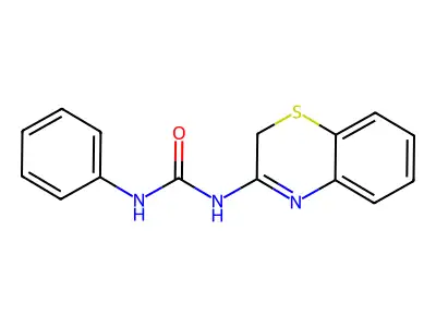 Urea, N-2H-1,4-benzothiazin-3-yl-N'-phenyl- structure