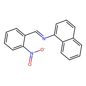 N-(1-Naphthyl)-2-nitrobenzenemethaneimine structure