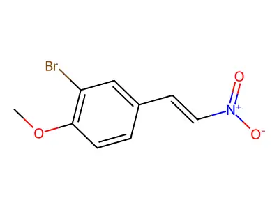 2-Bromo-1-methoxy-4-(2-nitroethenyl)benzene structure