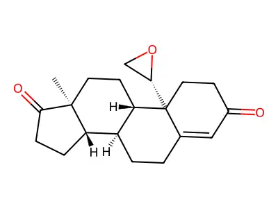 10-Oxirane-4-estrene-3,17-dione structure