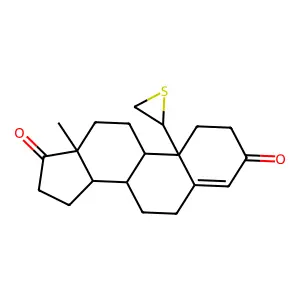 10-Thiirane-4-estrene-3,17-dione structure
