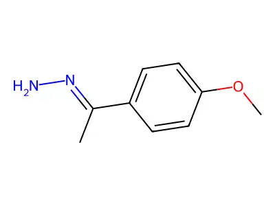 1-(4-Methoxyphenyl)ethanone hydrazone structure