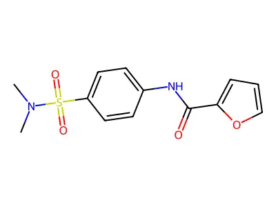 N-[4-(dimethylsulfamoyl)phenyl]furan-2-carboxamide structure