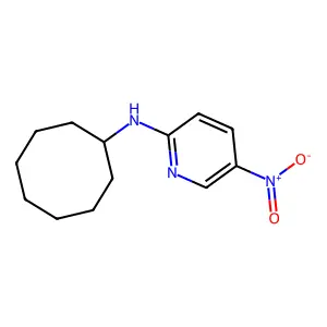 2-Pyridinamine, N-cyclooctyl-5-nitro- structure