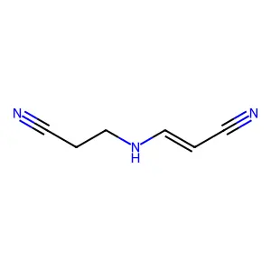 3-[(2-氰乙基)氨基]-2-丙烯腈 structure