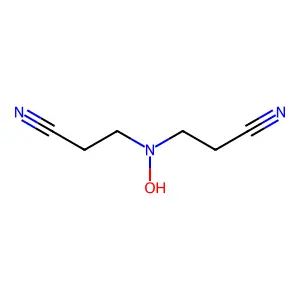 N-羟基-3,3'-亚胺基二丙腈 structure