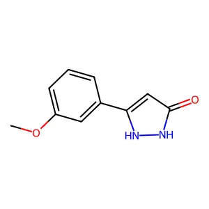 5-(3-Methoxyphenyl)-1H-pyrazol-3(2H)-one structure