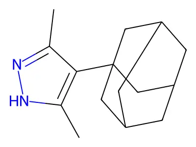 4-(Adamantan-1-yl)-3,5-dimethyl-1H-pyrazole structure