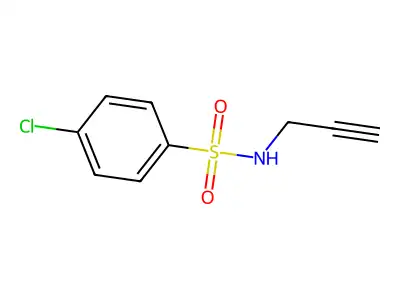 4-Chloro-N-(2-propynyl)benzenesulfonamide structure
