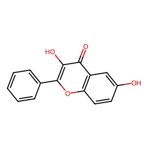 3,6-二羟基黄酮 structure