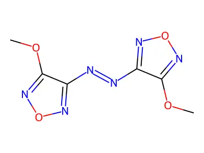 1,2,5-Oxadiazole, 3,3'-azobis[4-methoxy- structure