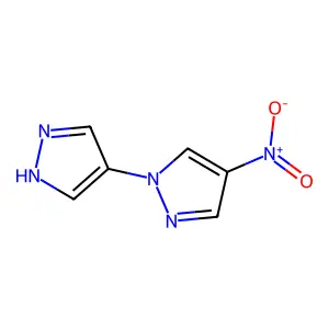 4-Nitro-1'H-1,4'-bipyrazole structure