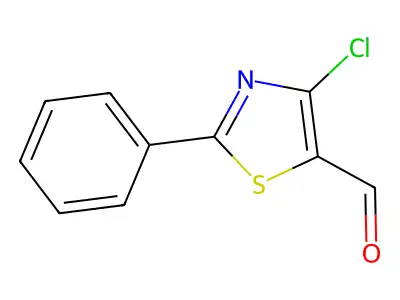 4-Chloro-2-phenylthiazole-5-carbaldehyde structure