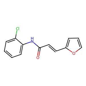 N-(2-chlorophenyl)-3-(furan-2-yl)prop-2-enamide structure