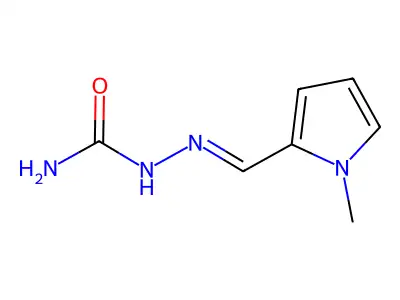 {[(1-methyl-1H-pyrrol-2-yl)methylidene]amino}urea structure