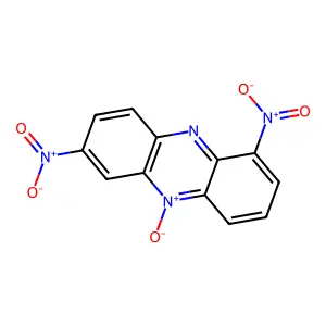 1,7-Dinitrophenazine 5-oxide structure