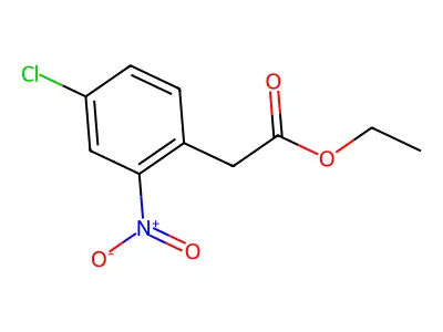 (4-Chloro-2-nitro-phenyl)-acetic acid ethyl ester structure