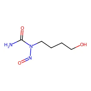 N-(4-Hydroxybutyl)-N-nitrosourea structure