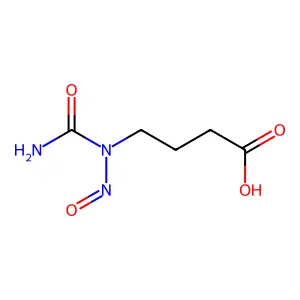 N-(3-Carboxypropyl)-N-nitrosourea structure