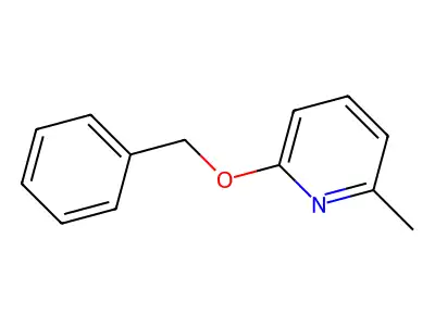 2-Methyl-6-phenylmethoxypyridine structure