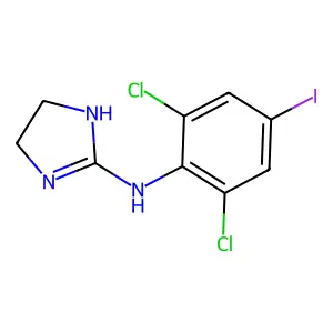4-碘可乐定 structure