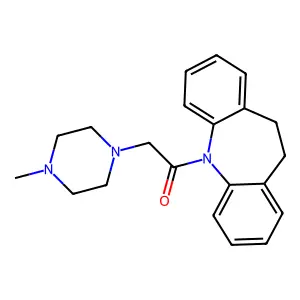 1-(10,11-dihydro-5H-dibenzo[b,f]azepin-5-yl)-2-(4-methylpiperazin-1-yl)ethanone structure