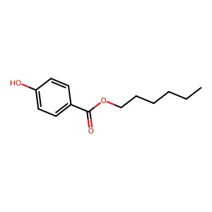 Hexylparaben structure