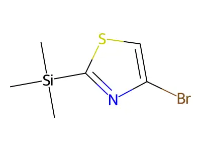 4-Bromo-2-(trimethylsilyl)-1,3-thiazole structure