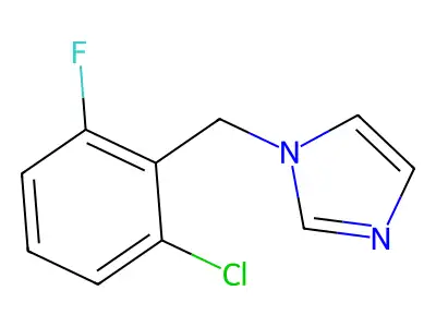 1-(2-chloro-6-fluorobenzyl)-1H-imidazole structure