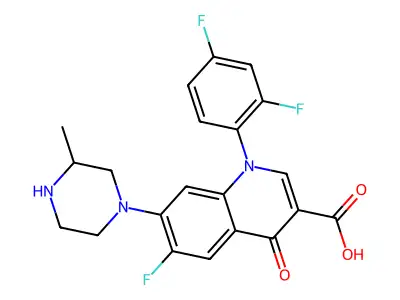 替马沙星 structure