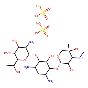 硫酸G 418抗生素 structure